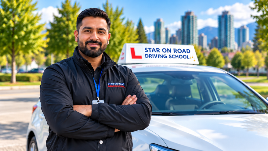 Parmprit Randhawa, founder of Star On Road Driving School